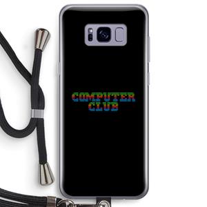 CaseCompany Retro: Samsung Galaxy S8 Plus Transparant Hoesje met koord