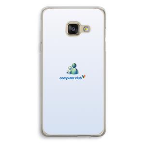 CaseCompany MSN: Samsung Galaxy A3 (2016) Transparant Hoesje