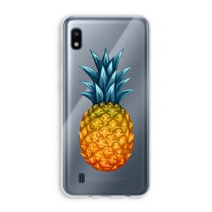 CaseCompany Grote ananas: Samsung Galaxy A10 Transparant Hoesje