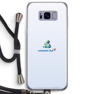 CaseCompany MSN: Samsung Galaxy S8 Plus Transparant Hoesje met koord