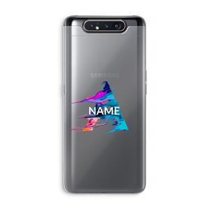 CaseCompany Abstract Spectrum: Samsung Galaxy A80 Transparant Hoesje