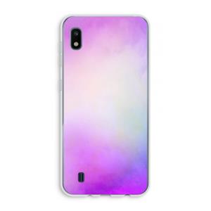 CaseCompany Clouds pastel: Samsung Galaxy A10 Transparant Hoesje