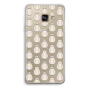 CaseCompany Uilen: Samsung Galaxy A3 (2016) Transparant Hoesje