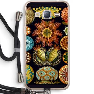 CaseCompany Haeckel Ascidiae: Samsung Galaxy J3 (2016) Transparant Hoesje met koord