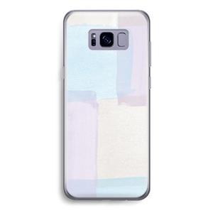 CaseCompany Square pastel: Samsung Galaxy S8 Transparant Hoesje