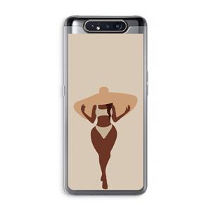 CaseCompany Let's get salty: Samsung Galaxy A80 Transparant Hoesje