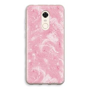 CaseCompany Abstract Painting Pink: Xiaomi Redmi 5 Transparant Hoesje