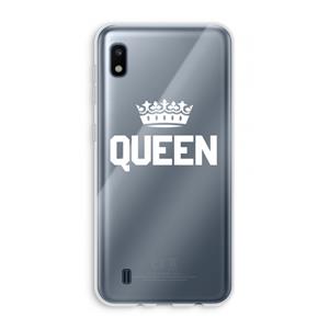 CaseCompany Queen zwart: Samsung Galaxy A10 Transparant Hoesje