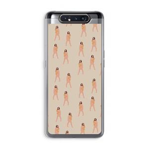 CaseCompany You're so golden: Samsung Galaxy A80 Transparant Hoesje