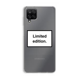 CaseCompany Limited edition: Samsung Galaxy A12 Transparant Hoesje