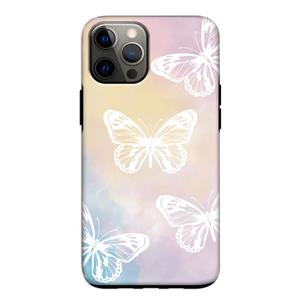 CaseCompany White butterfly: iPhone 12 Pro Tough Case