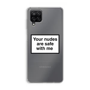 CaseCompany Safe with me: Samsung Galaxy A12 Transparant Hoesje
