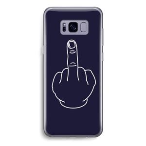 CaseCompany F**k U: Samsung Galaxy S8 Transparant Hoesje