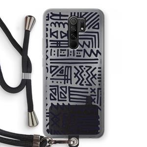 CaseCompany Marrakech print: Xiaomi Redmi 9 Transparant Hoesje met koord