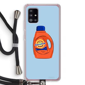 CaseCompany Ultra Sensitive: Samsung Galaxy A51 5G Transparant Hoesje met koord