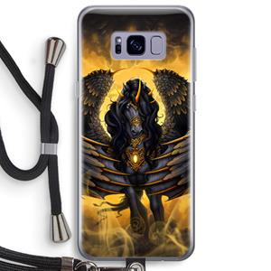 CaseCompany Pegasus: Samsung Galaxy S8 Plus Transparant Hoesje met koord