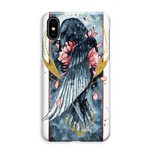 CaseCompany Golden Raven: iPhone XS Max Volledig Geprint Hoesje