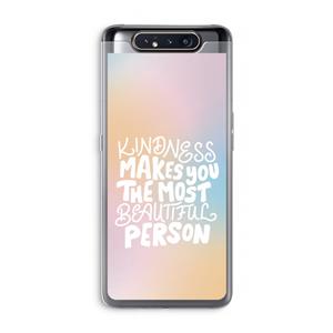 CaseCompany The prettiest: Samsung Galaxy A80 Transparant Hoesje