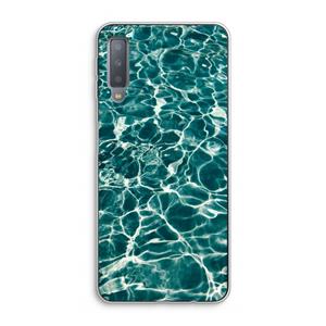 CaseCompany Weerkaatsing water: Samsung Galaxy A7 (2018) Transparant Hoesje