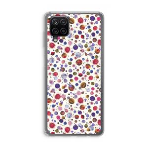CaseCompany Planets Space: Samsung Galaxy A12 Transparant Hoesje