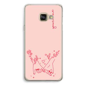 CaseCompany Best Friends: Samsung Galaxy A3 (2016) Transparant Hoesje