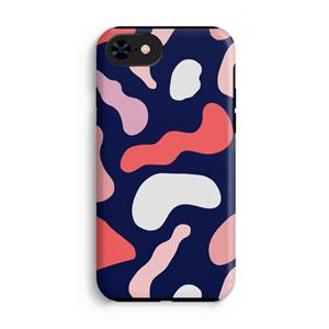 CaseCompany Memphis Shapes Pink: iPhone 8 Tough Case