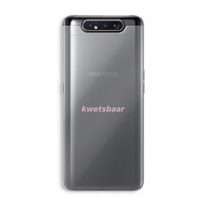 CaseCompany kwetsbaar: Samsung Galaxy A80 Transparant Hoesje