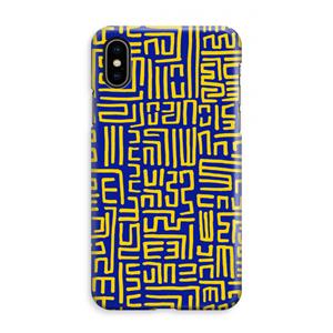 CaseCompany Majorelle Blue Print: iPhone XS Max Volledig Geprint Hoesje