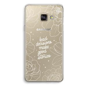 CaseCompany Good stories: Samsung Galaxy A3 (2016) Transparant Hoesje