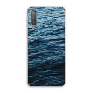 CaseCompany Oceaan: Samsung Galaxy A7 (2018) Transparant Hoesje