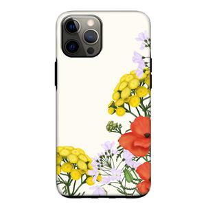 CaseCompany Wilde bloemen: iPhone 12 Pro Tough Case