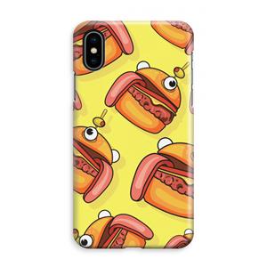 CaseCompany Hamburger: iPhone XS Max Volledig Geprint Hoesje