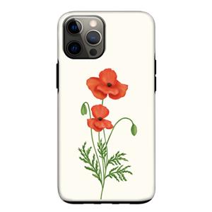 CaseCompany Red poppy: iPhone 12 Pro Tough Case