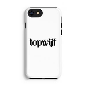 CaseCompany Topwijf Wit: iPhone 8 Tough Case