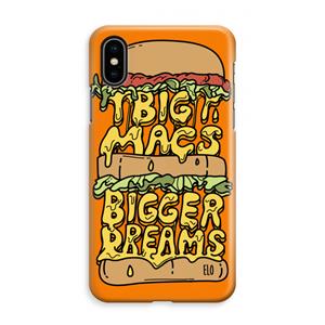 CaseCompany Big Macs Bigger Dreams: iPhone XS Max Volledig Geprint Hoesje