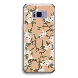 CaseCompany Blossoming spring: Samsung Galaxy S8 Transparant Hoesje