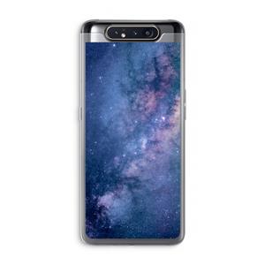 CaseCompany Nebula: Samsung Galaxy A80 Transparant Hoesje