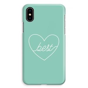 CaseCompany Best heart pastel: iPhone XS Max Volledig Geprint Hoesje