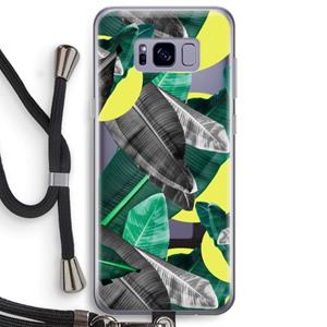 CaseCompany Fantasie jungle: Samsung Galaxy S8 Plus Transparant Hoesje met koord