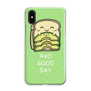 CaseCompany Avo Good Day: iPhone XS Max Volledig Geprint Hoesje