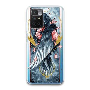 CaseCompany Golden Raven: Xiaomi Redmi 10 Transparant Hoesje