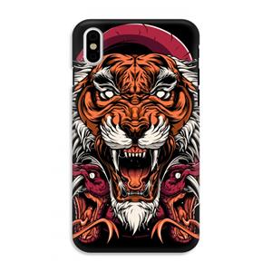 CaseCompany Tiger and Rattlesnakes: iPhone XS Tough Case