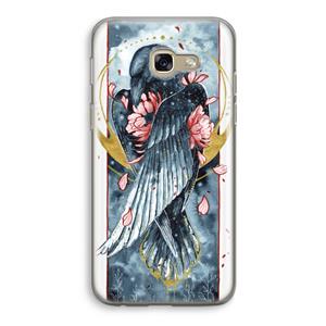 CaseCompany Golden Raven: Samsung Galaxy A5 (2017) Transparant Hoesje