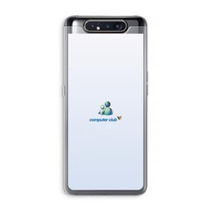 CaseCompany MSN: Samsung Galaxy A80 Transparant Hoesje