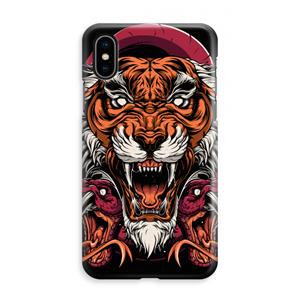 CaseCompany Tiger and Rattlesnakes: iPhone XS Max Volledig Geprint Hoesje