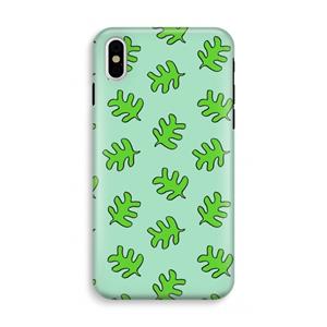 CaseCompany Groene blaadjes: iPhone XS Tough Case