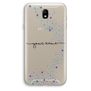 CaseCompany Sterren: Samsung Galaxy J7 (2017) Transparant Hoesje