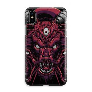 CaseCompany Hell Hound and Serpents: iPhone XS Max Volledig Geprint Hoesje