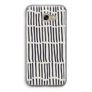 CaseCompany Moroccan stripes: Samsung Galaxy A5 (2017) Transparant Hoesje