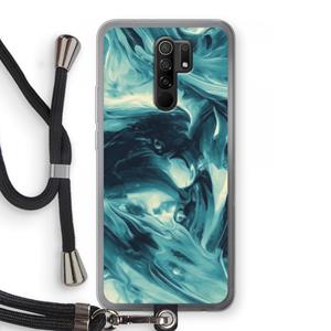 CaseCompany Dreaming About Whales: Xiaomi Redmi 9 Transparant Hoesje met koord